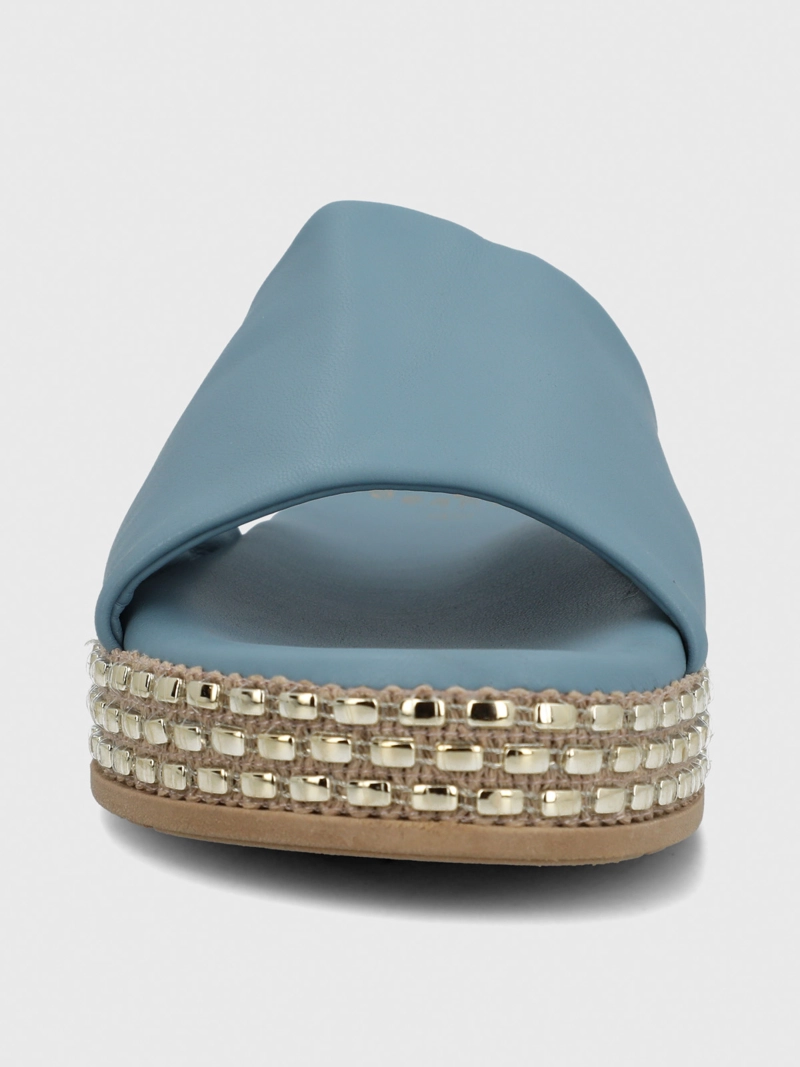 SANDALIA CERUTTI MUJER DUCATO AZUL HUSH PUPPIES - 5