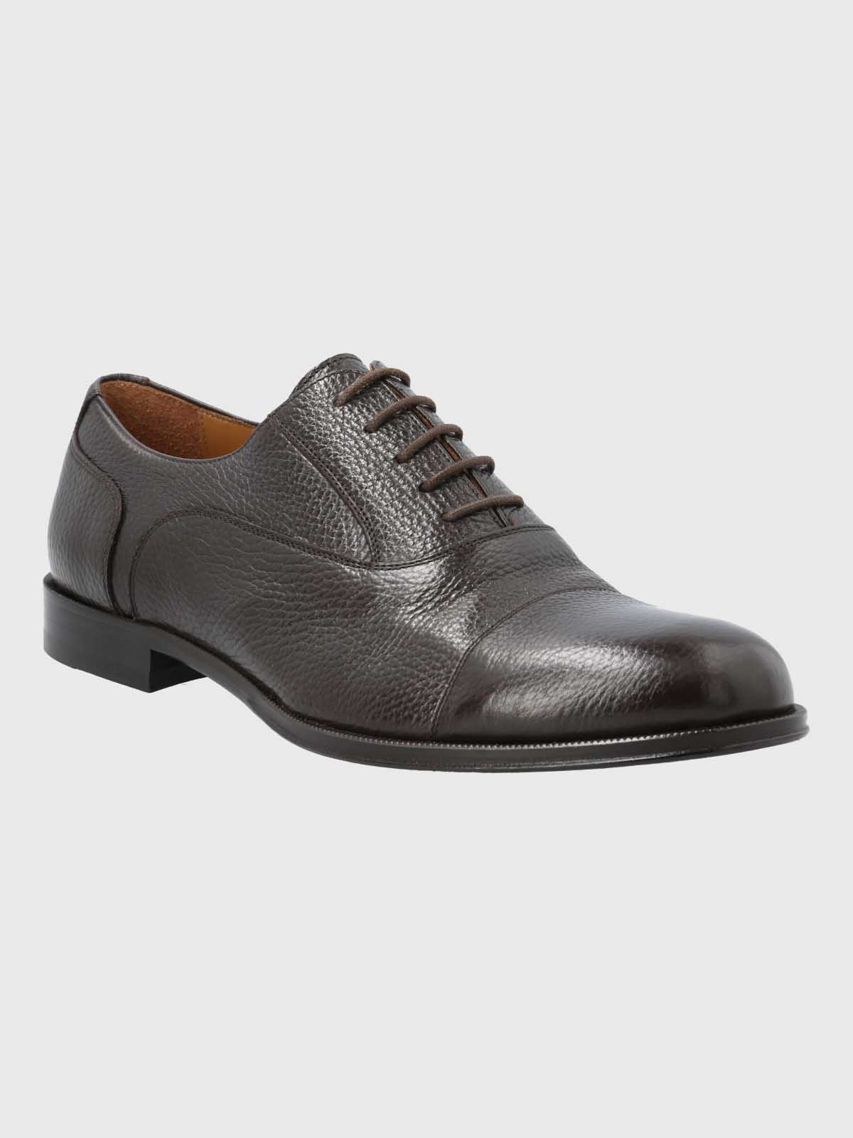 ZAPATO ITALIANO HOMBRE CUERO PADUA CAFE  HUSH PUPPIES - 1