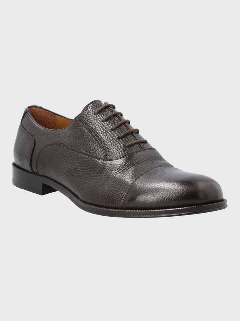 ZAPATO ITALIANO HOMBRE CUERO PADUA CAFE  HUSH PUPPIES - 1