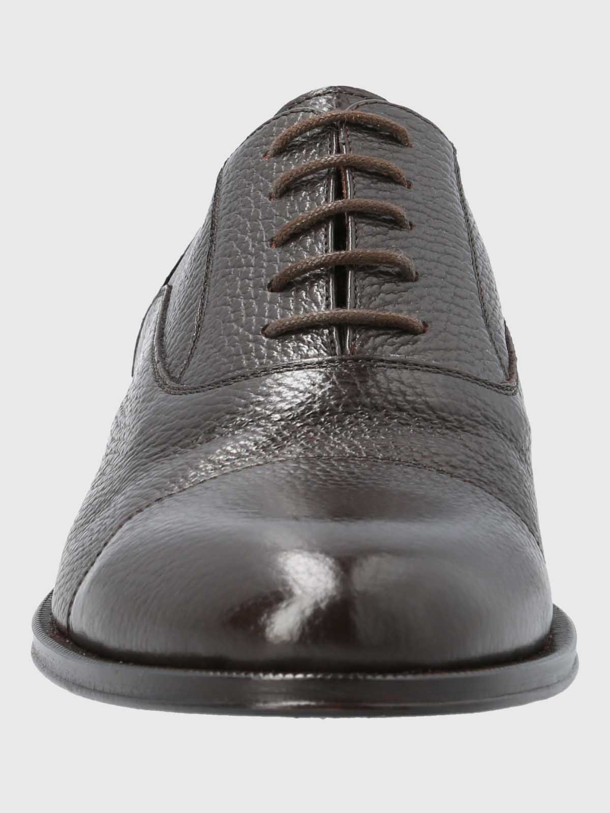 ZAPATO ITALIANO HOMBRE CUERO PADUA CAFE  HUSH PUPPIES - 4