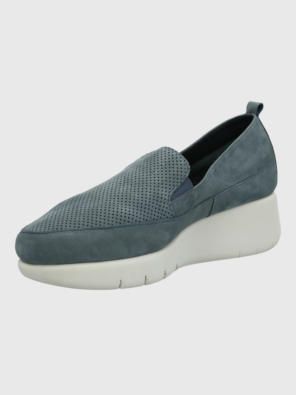 ZAPATO MUJER CUERO FLY JUMP AZUL HUSH PUPPIES - 5