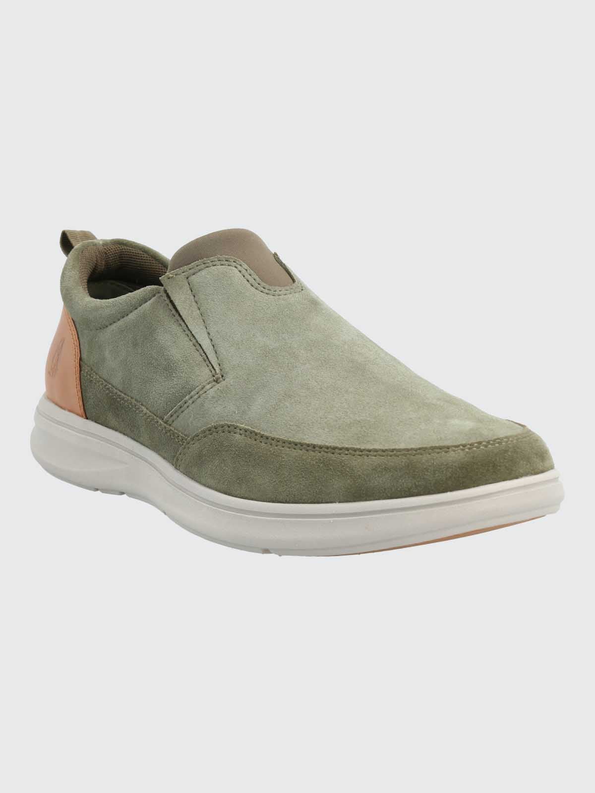 ZAPATO HOMBRE CUERO ROBSON VERDE HUSH PUPPIES - 1