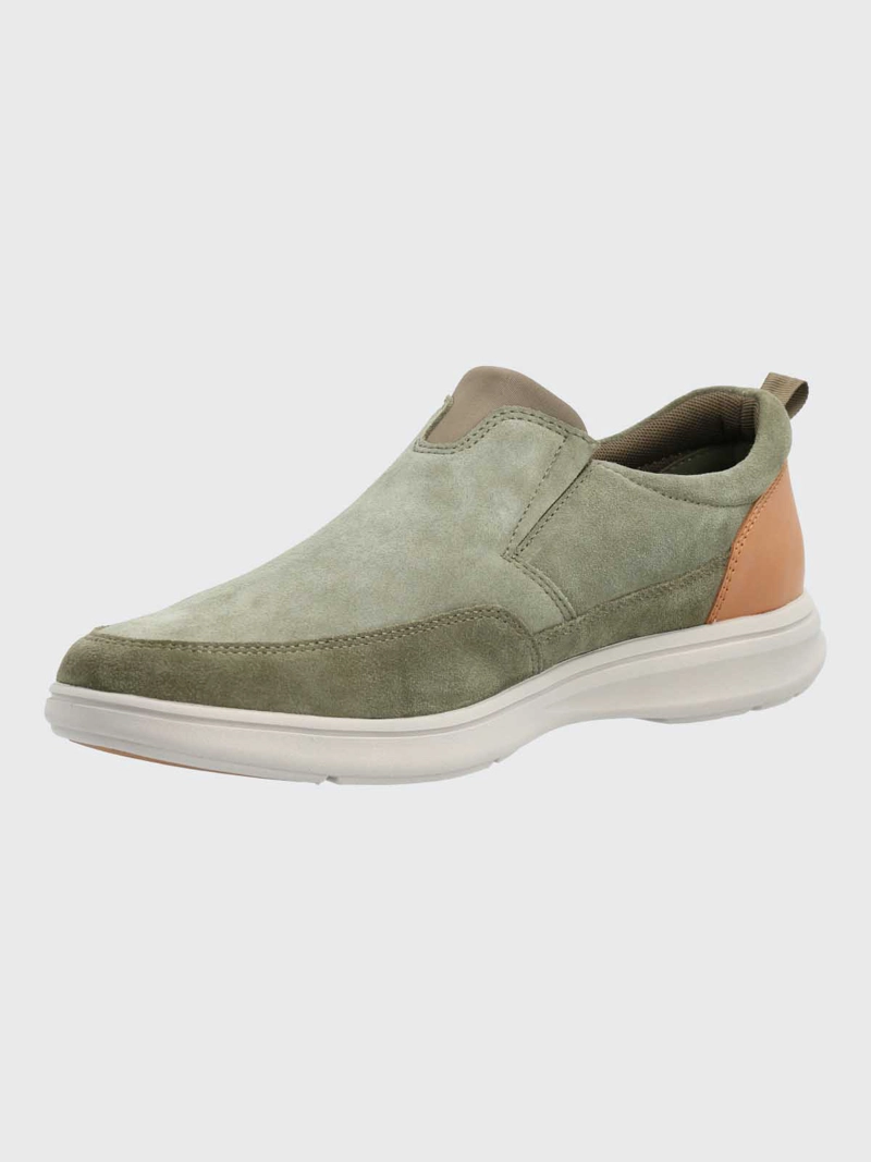 ZAPATO HOMBRE CUERO ROBSON VERDE HUSH PUPPIES - 5