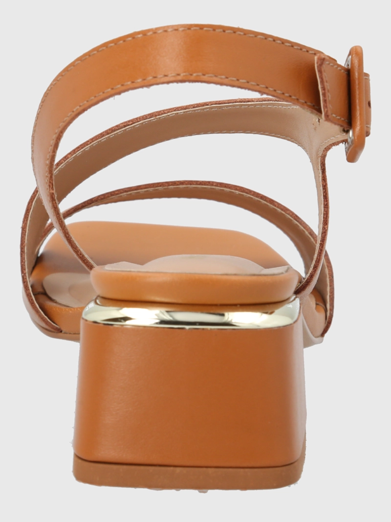 SANDALIA VESTIR MUJER CUERO AGNA CAFE  HUSH PUPPIES - 7