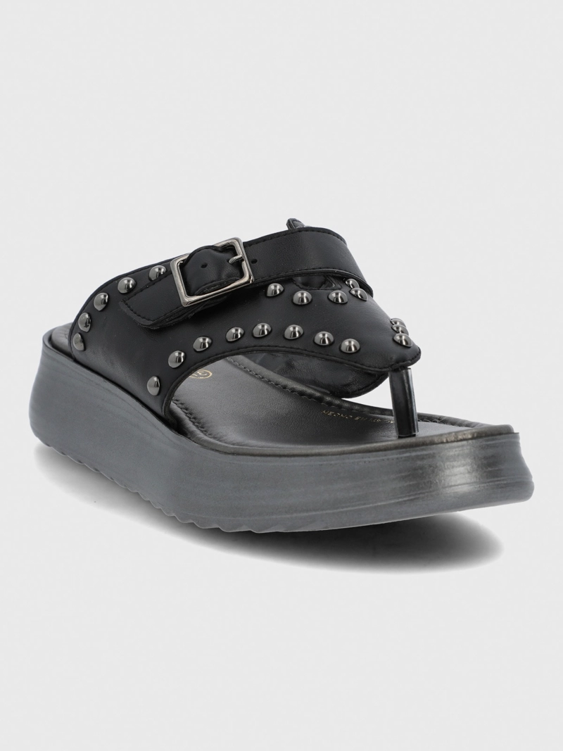 SANDALIA CERUTTI MUJER LIBERAZA NEGRA HUSH PUPPIES - 1