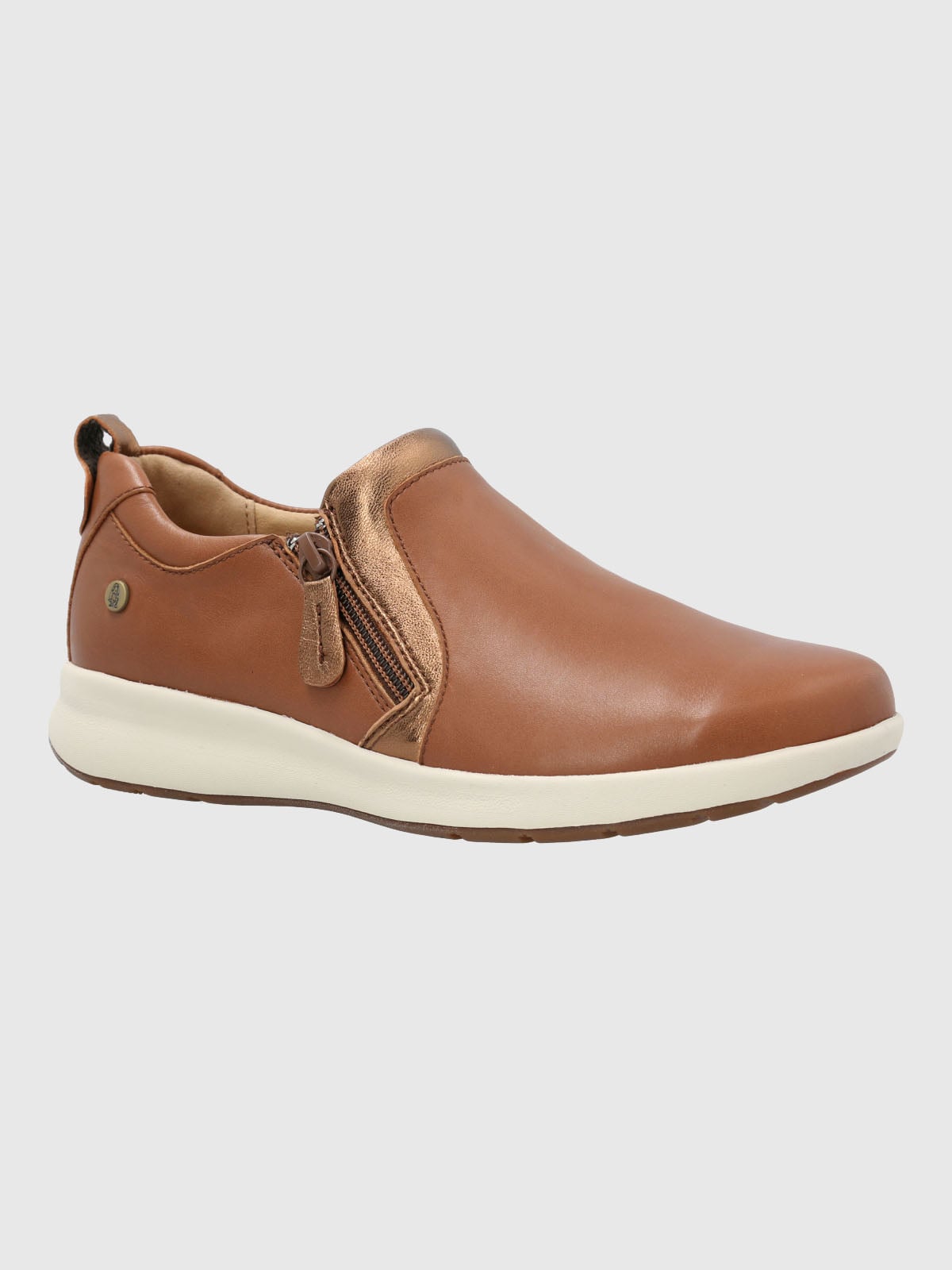 ZAPATO CUERO MUJER SPINAL ZAPATO CAFE  HUSH PUPPIES - 1