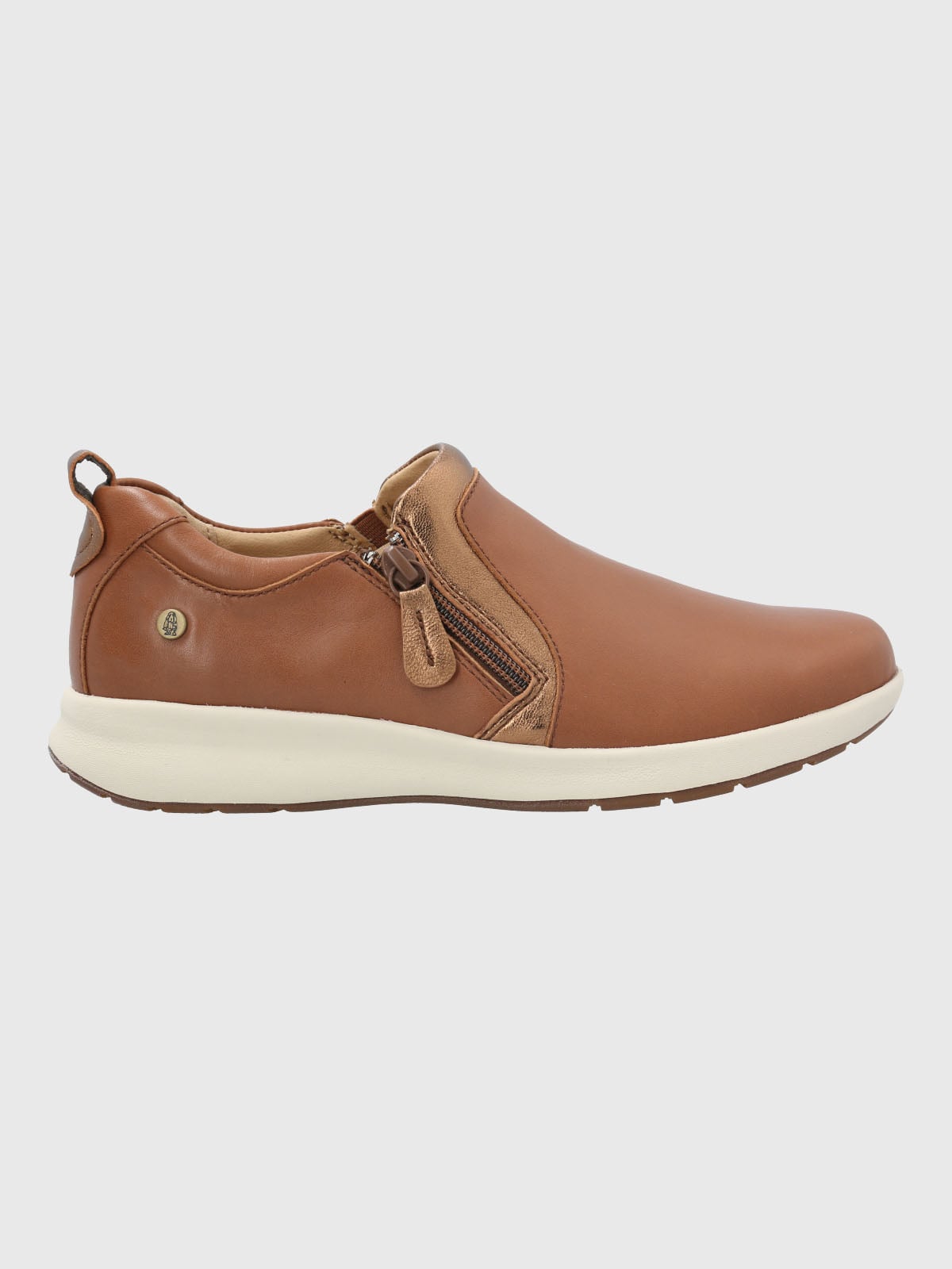 ZAPATO CUERO MUJER SPINAL ZAPATO CAFE  HUSH PUPPIES - 2