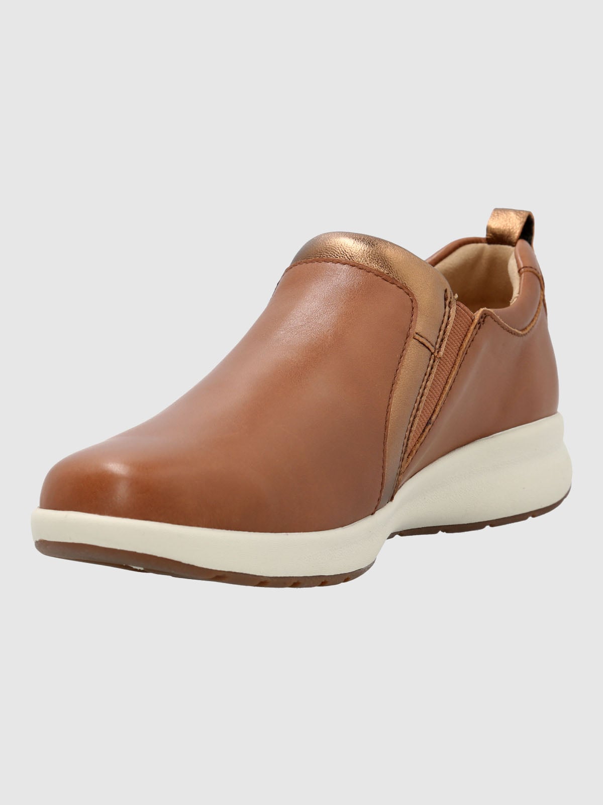 ZAPATO CUERO MUJER SPINAL ZAPATO CAFE  HUSH PUPPIES - 5