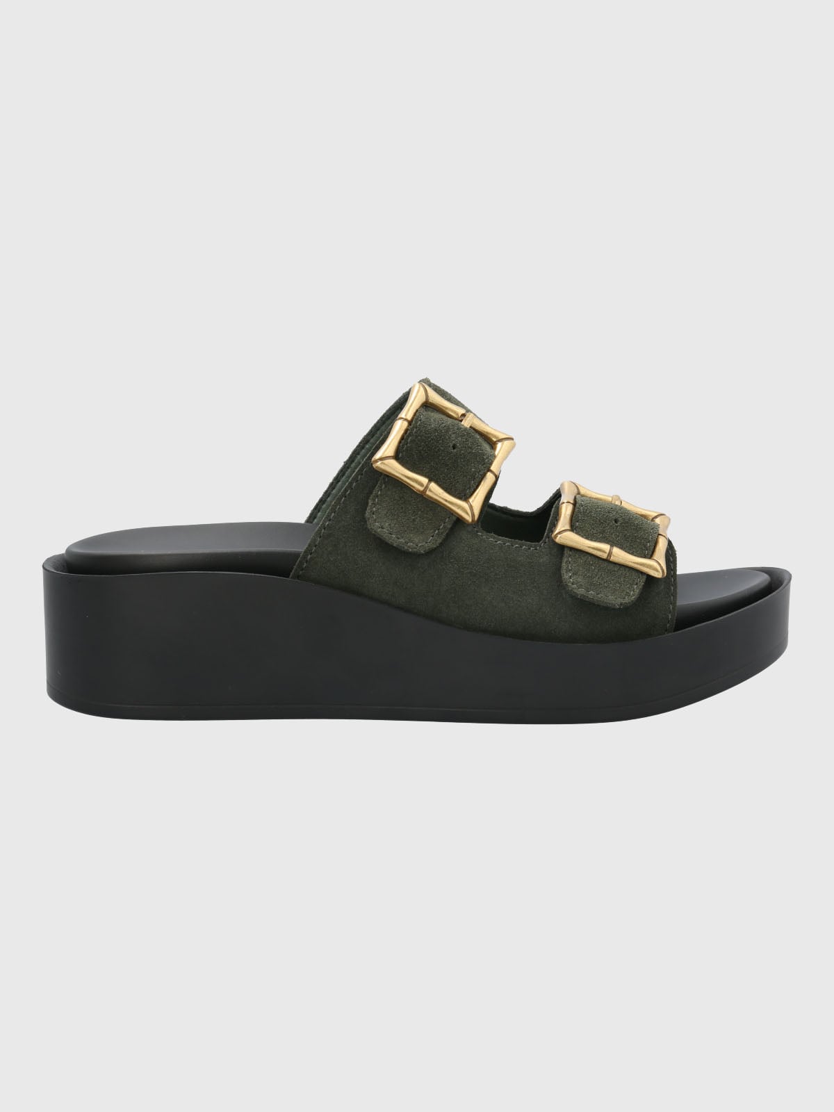 SANDALIA CUERO MUJER TABITHA VERDE HUSH PUPPIES - 2