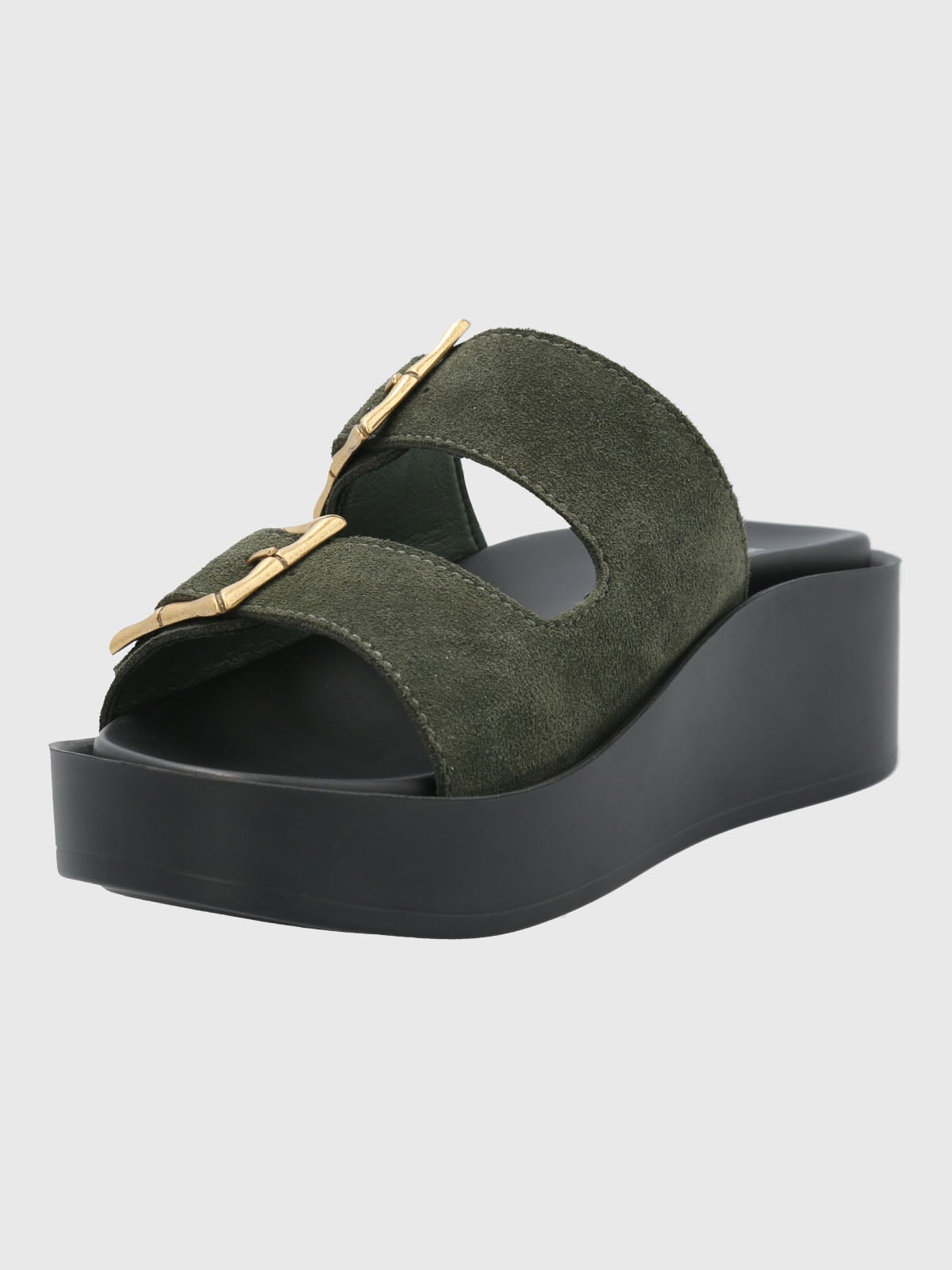 SANDALIA CUERO MUJER TABITHA VERDE HUSH PUPPIES - 5