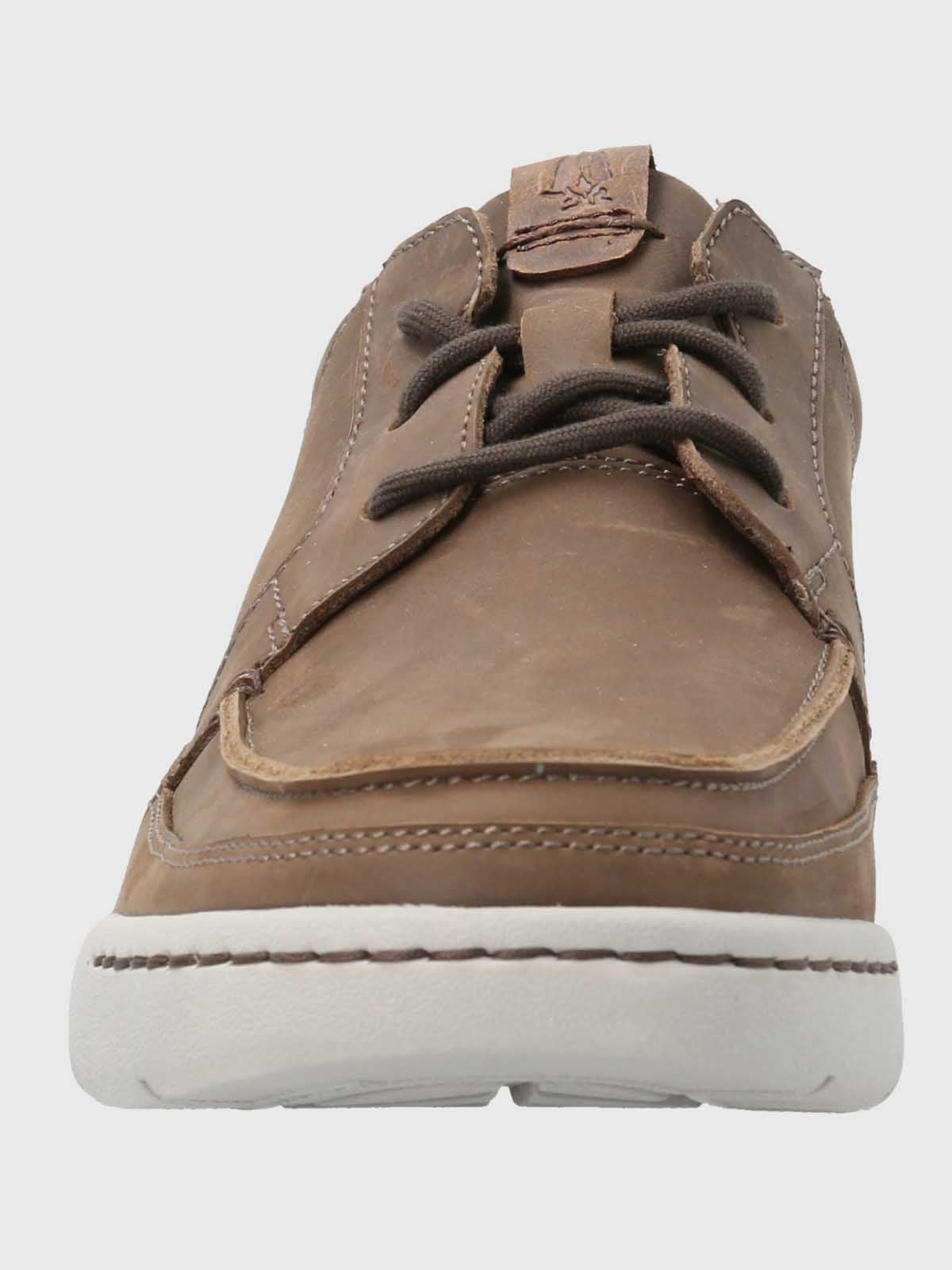 ZAPATO CUERO HOMBRE FONTIER CAFE  HUSH PUPPIES - 4