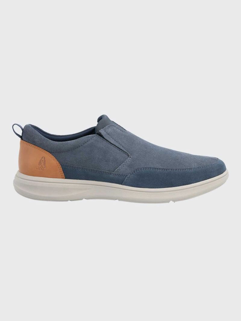 ZAPATO HOMBRE CUERO ROBSON AZUL HUSH PUPPIES - 2