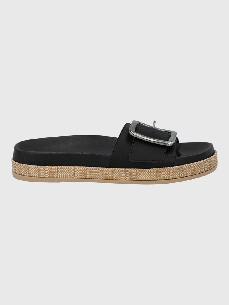 SANDALIA CERUTTI MUJER VINGAZA NEGRA HUSH PUPPIES - 2