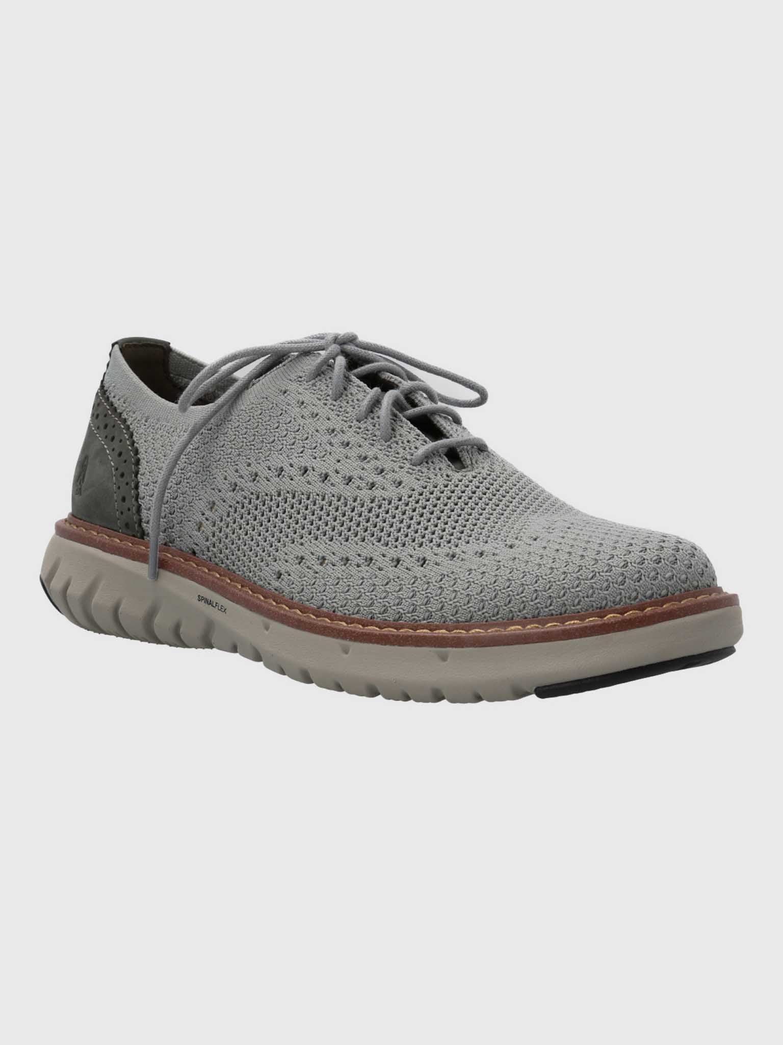 ZAPATO SMART HOMBRE KNIT WINGTIP GRIS HUSH PUPPIES - 1