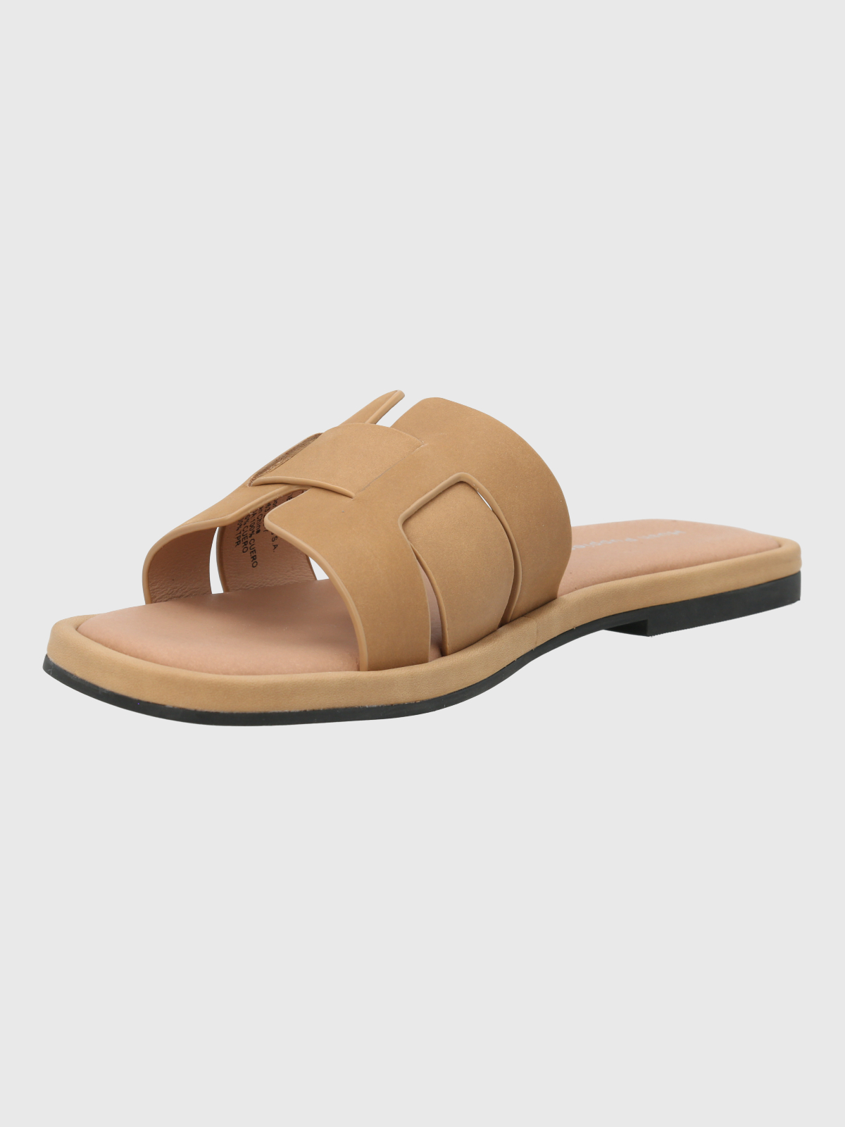 SANDALIA CUERO MUJER ANTIBES CAFE  HUSH PUPPIES - 5