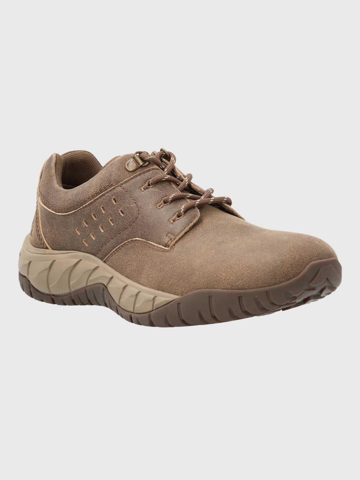 ZAPATILLA CUERO HOMBRE KURTH CAFE  HUSH PUPPIES - 1