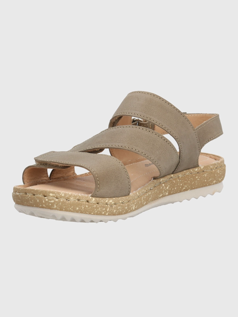 SANDALIA CUERO MUJER APRICOT VERDE HUSH PUPPIES - 5