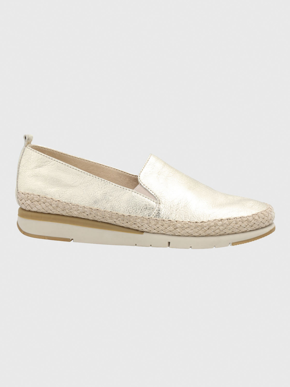 ALPARGATA CUERO MUJER ROPE METALIZADA HUSH PUPPIES - 2
