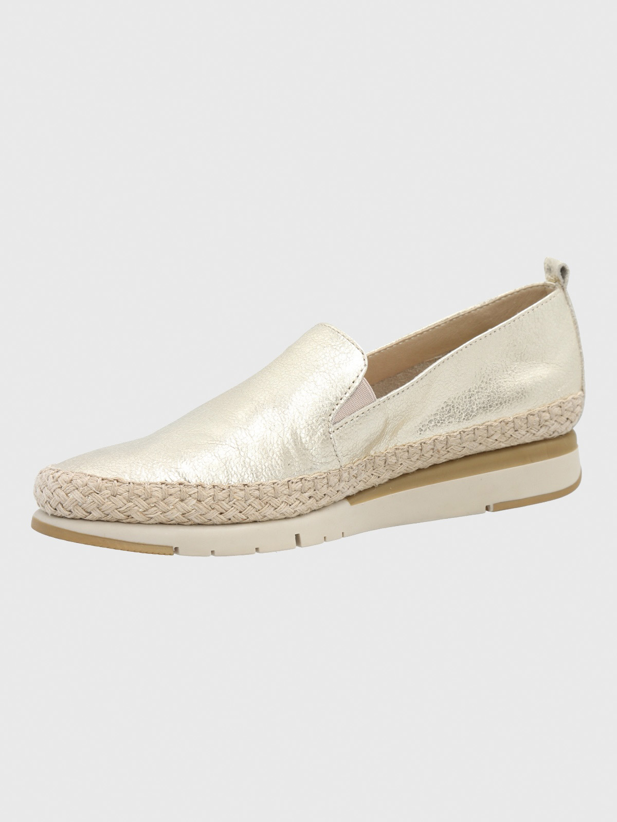 ALPARGATA CUERO MUJER ROPE METALIZADA HUSH PUPPIES - 5