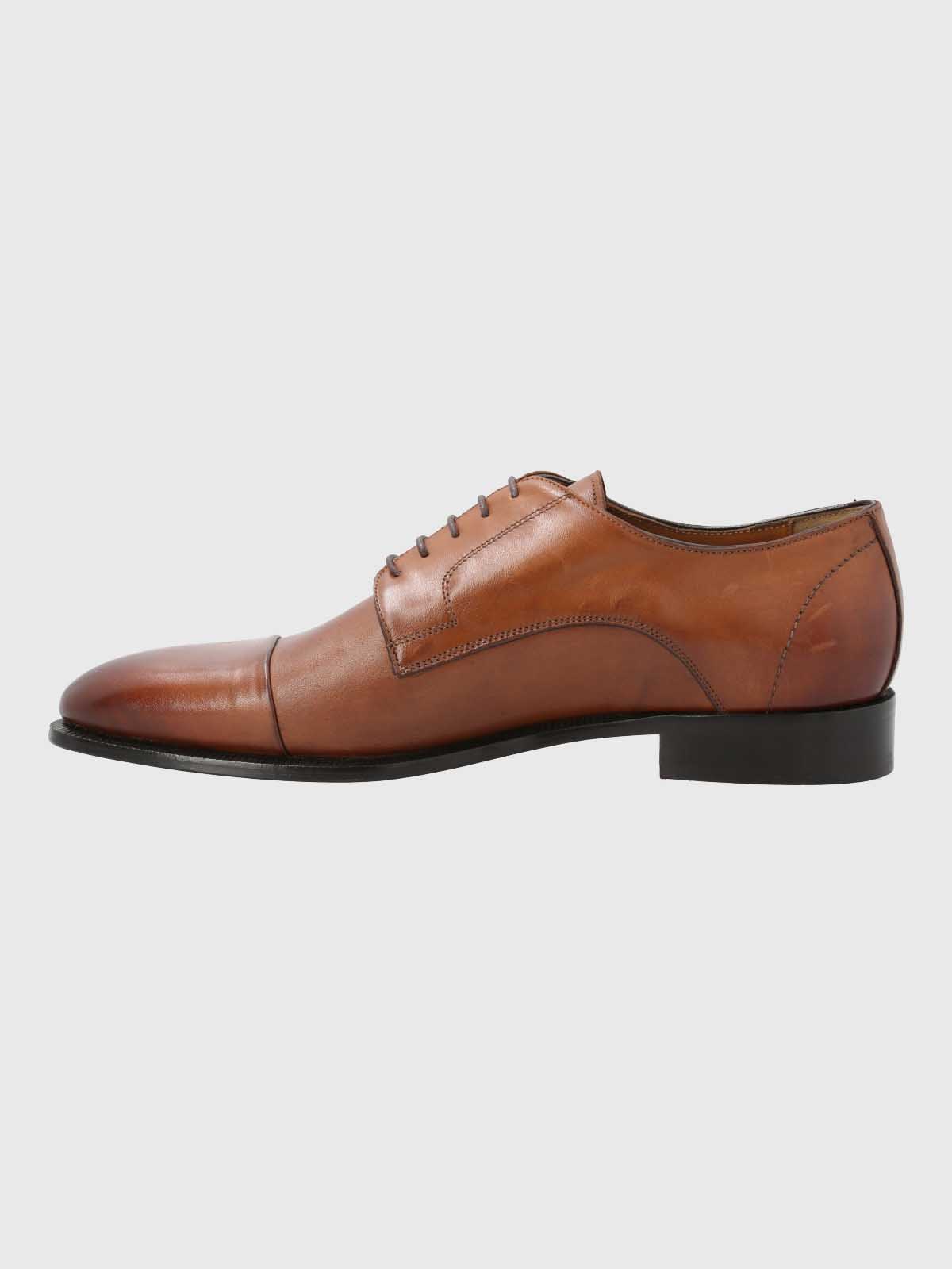 ZAPATO ITALIANO HOMBRE CUERO MORATI CAFE  HUSH PUPPIES - 6