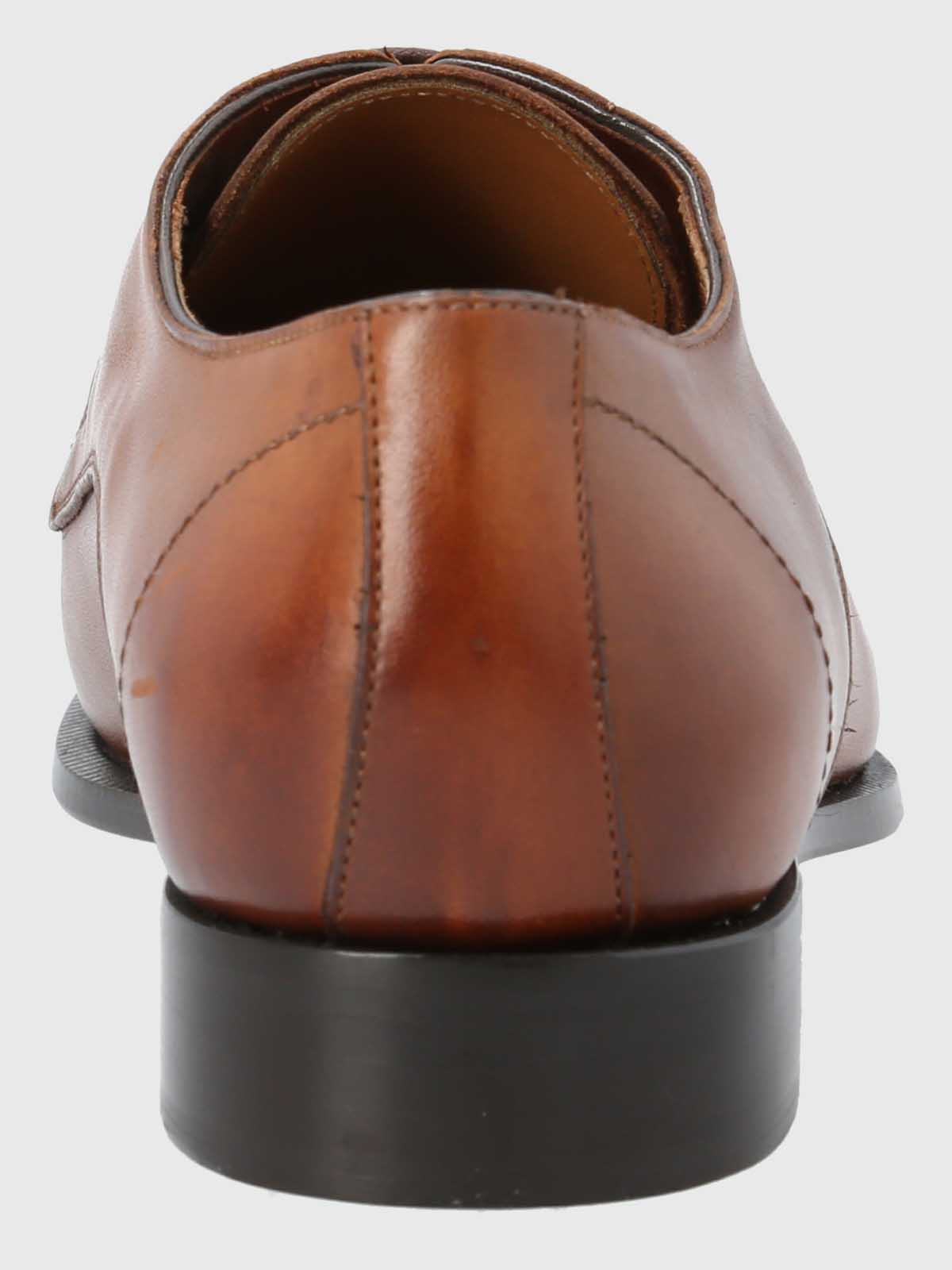 ZAPATO ITALIANO HOMBRE CUERO MORATI CAFE  HUSH PUPPIES - 7