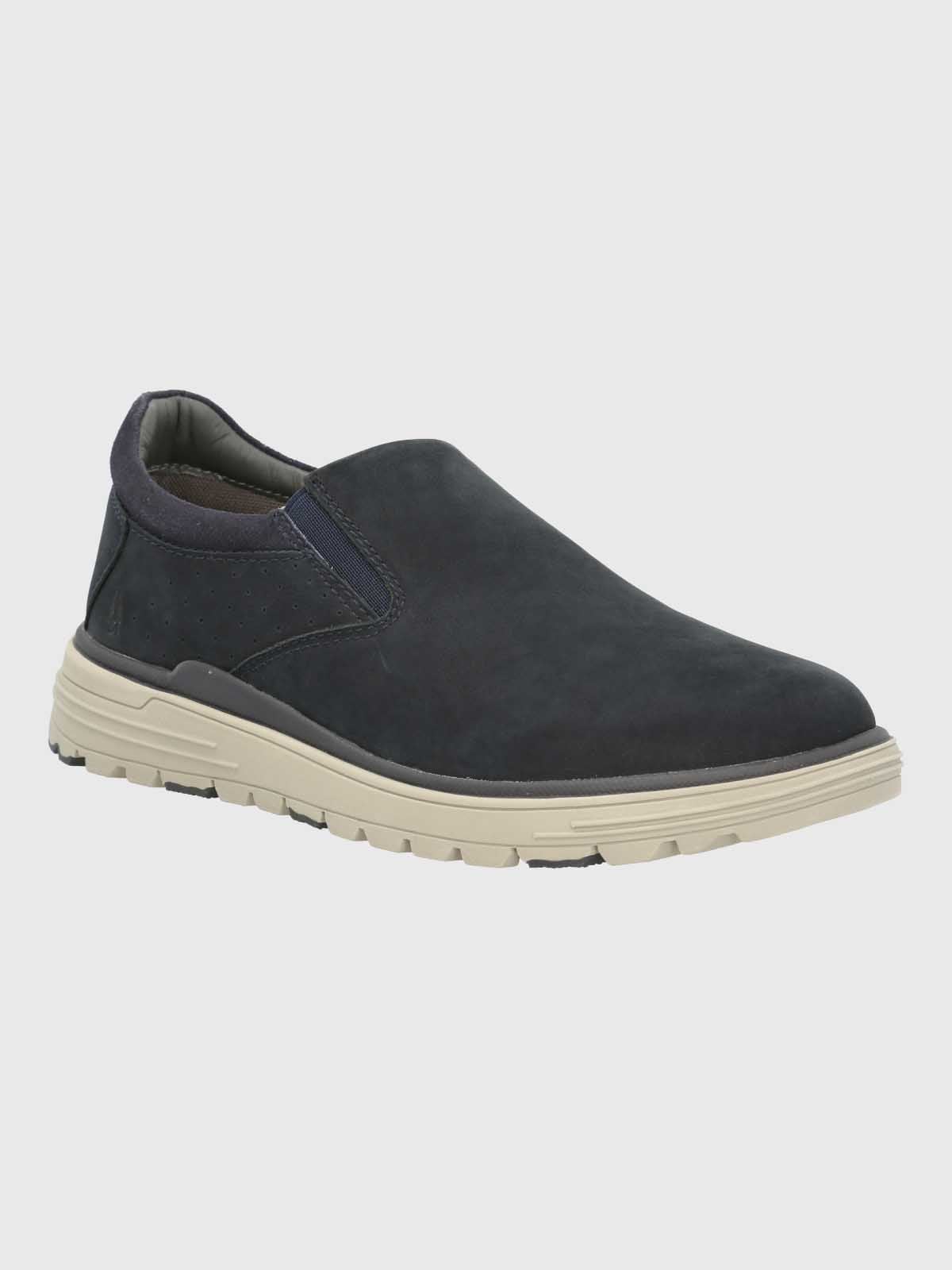 ZAPATO HOMBRE CUERO NOZZ AZUL HUSH PUPPIES - 1