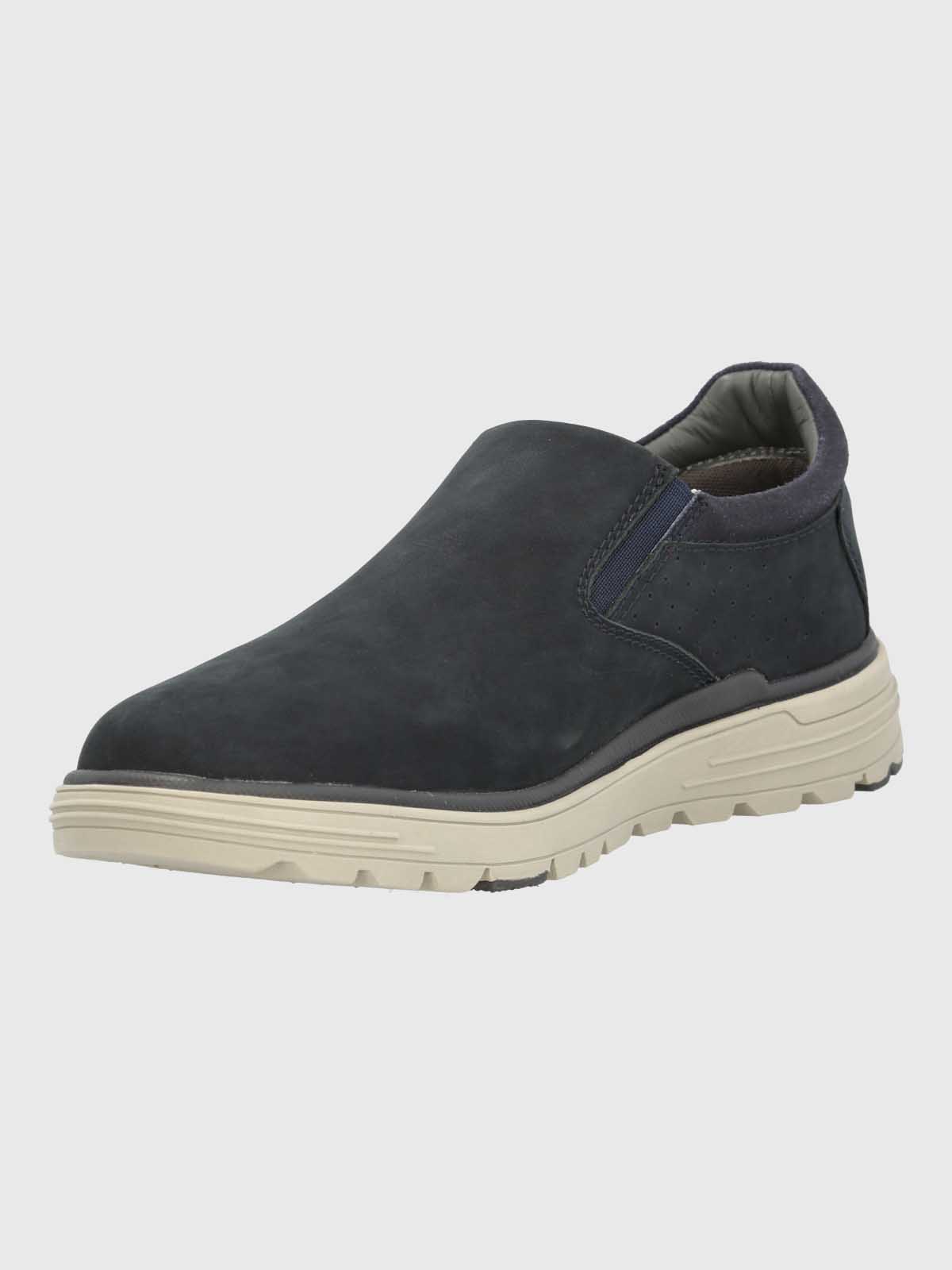 ZAPATO HOMBRE CUERO NOZZ AZUL HUSH PUPPIES - 5