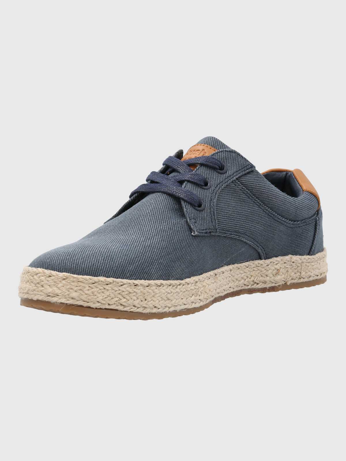 ZAPATILLA ALPARGATA HOMBRE BERNIE AZUL HUSH PUPPIES - 5
