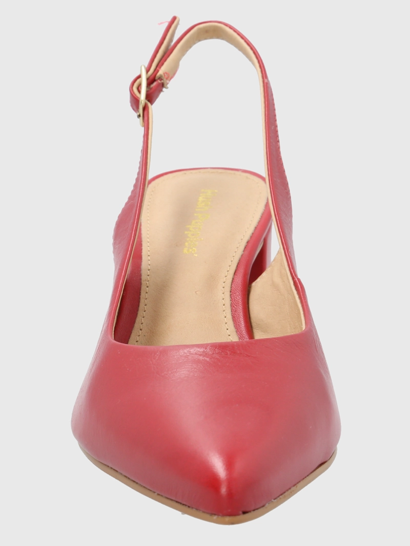 ZAPATO VESTIR MUJER CUERO DEBBIA ROJO HUSH PUPPIES - 4