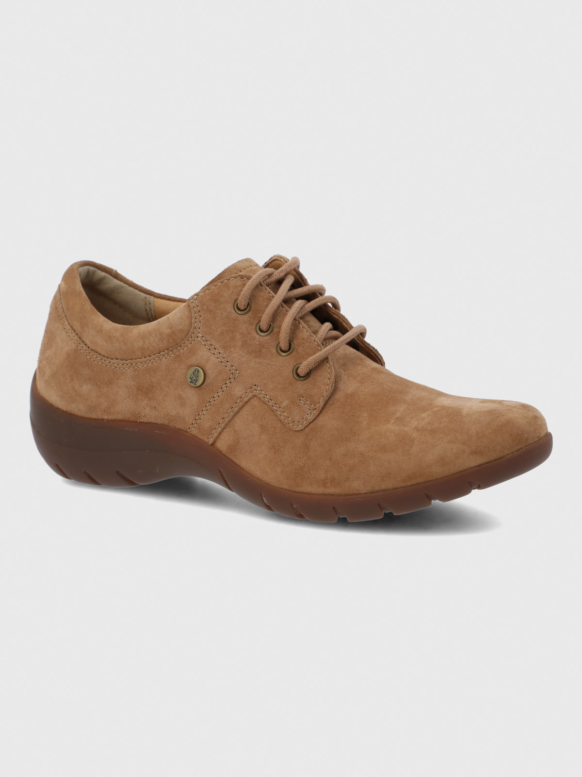 ZAPATO CUERO MUJER ROJAM CAFE  HUSH PUPPIES - 1