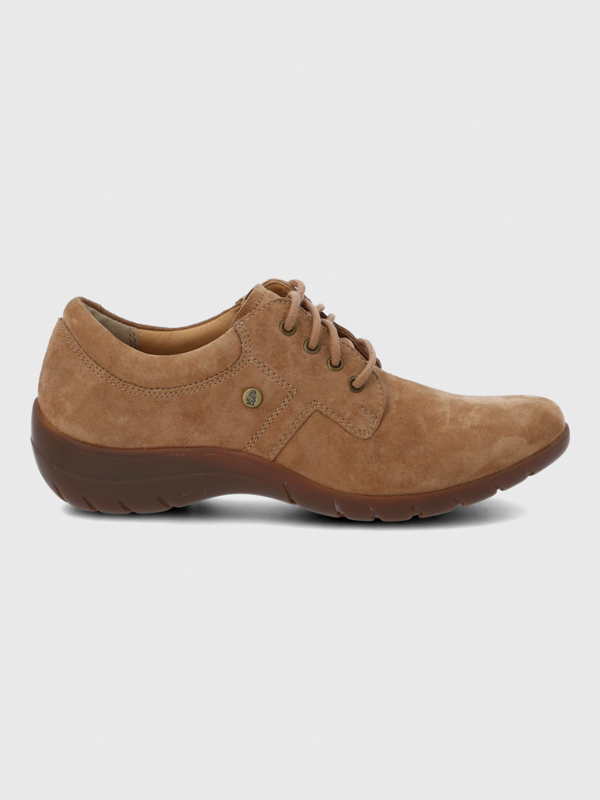 ZAPATO CUERO MUJER ROJAM CAFE  HUSH PUPPIES - 4
