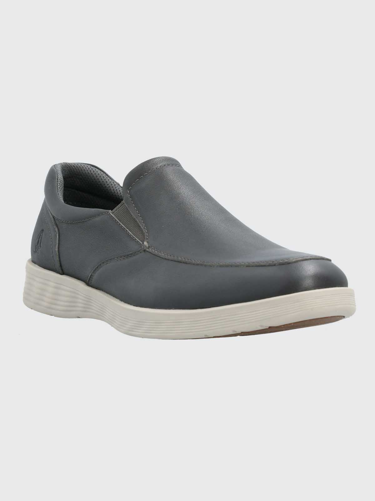 ZAPATO CUERO HOMBRE SPINAL URBAN GRIS HUSH PUPPIES - 1