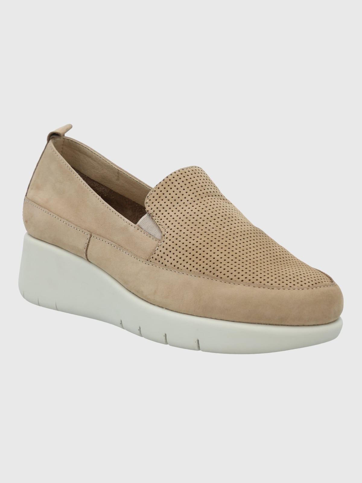 ZAPATO MUJER CUERO FLY JUMP BEIGE HUSH PUPPIES - 1