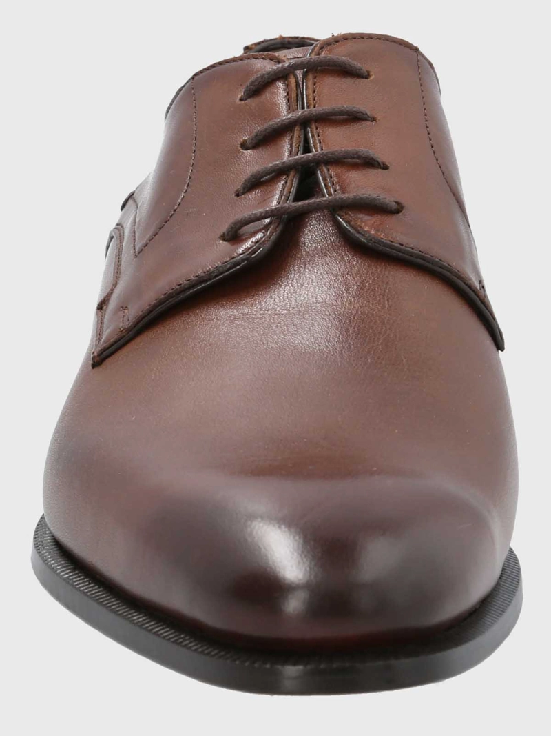 ZAPATO ITALIANO HOMBRE CUERO NAVONA CAFE  HUSH PUPPIES - 4