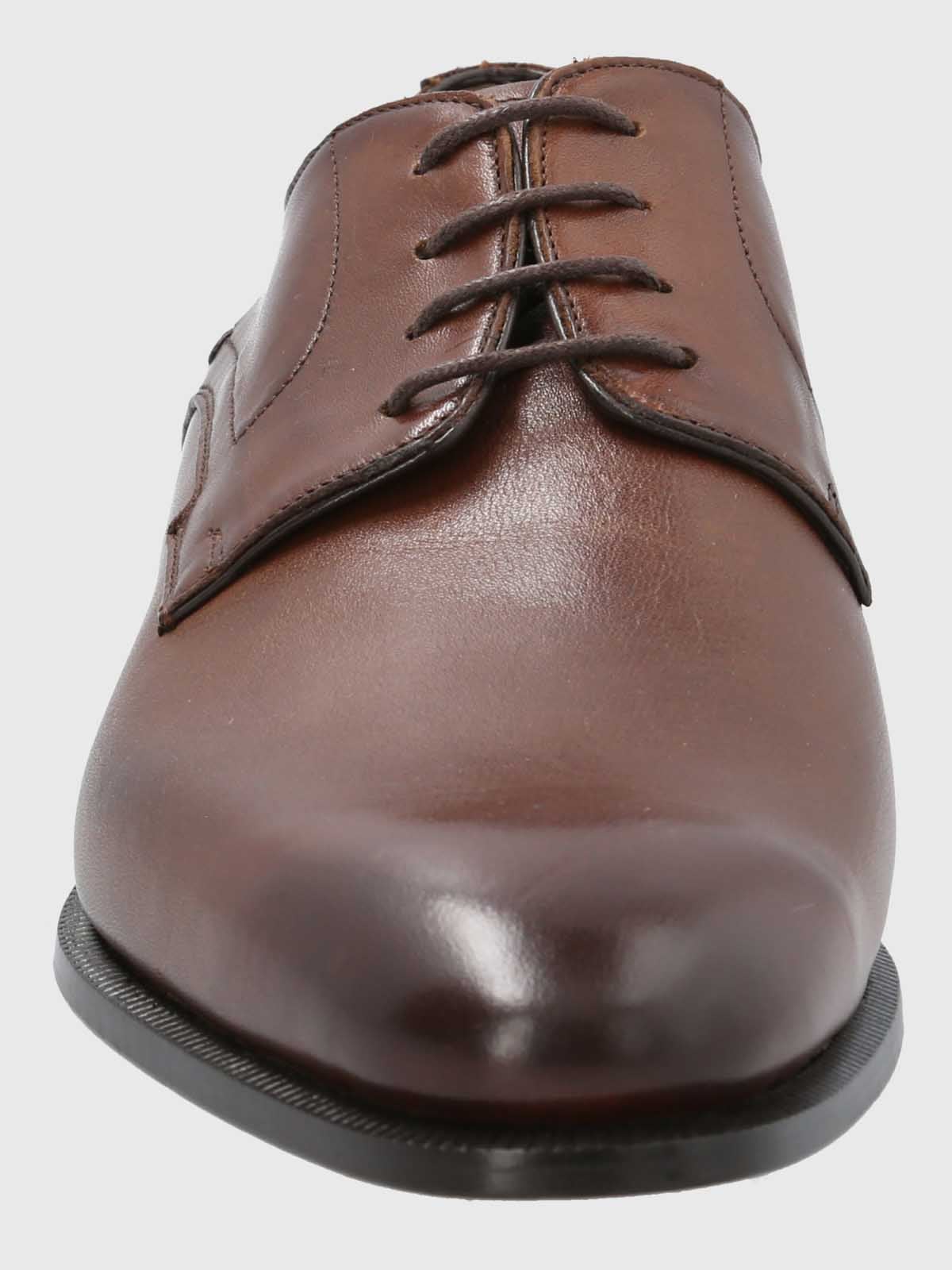 ZAPATO ITALIANO HOMBRE CUERO NAVONA CAFE  HUSH PUPPIES - 4