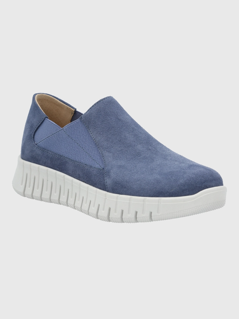 ZAPATO MUJER CUERO TORINO AZUL HUSH PUPPIES - 1