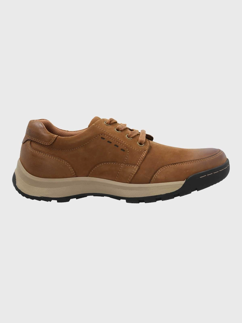 ZAPATO CUERO HOMBRE DURAN CAFE  HUSH PUPPIES - 2