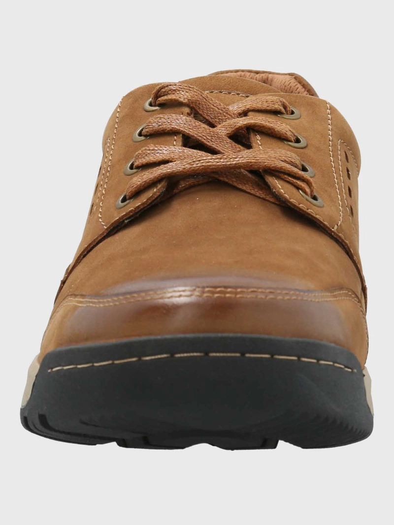 ZAPATO CUERO HOMBRE DURAN CAFE  HUSH PUPPIES - 4