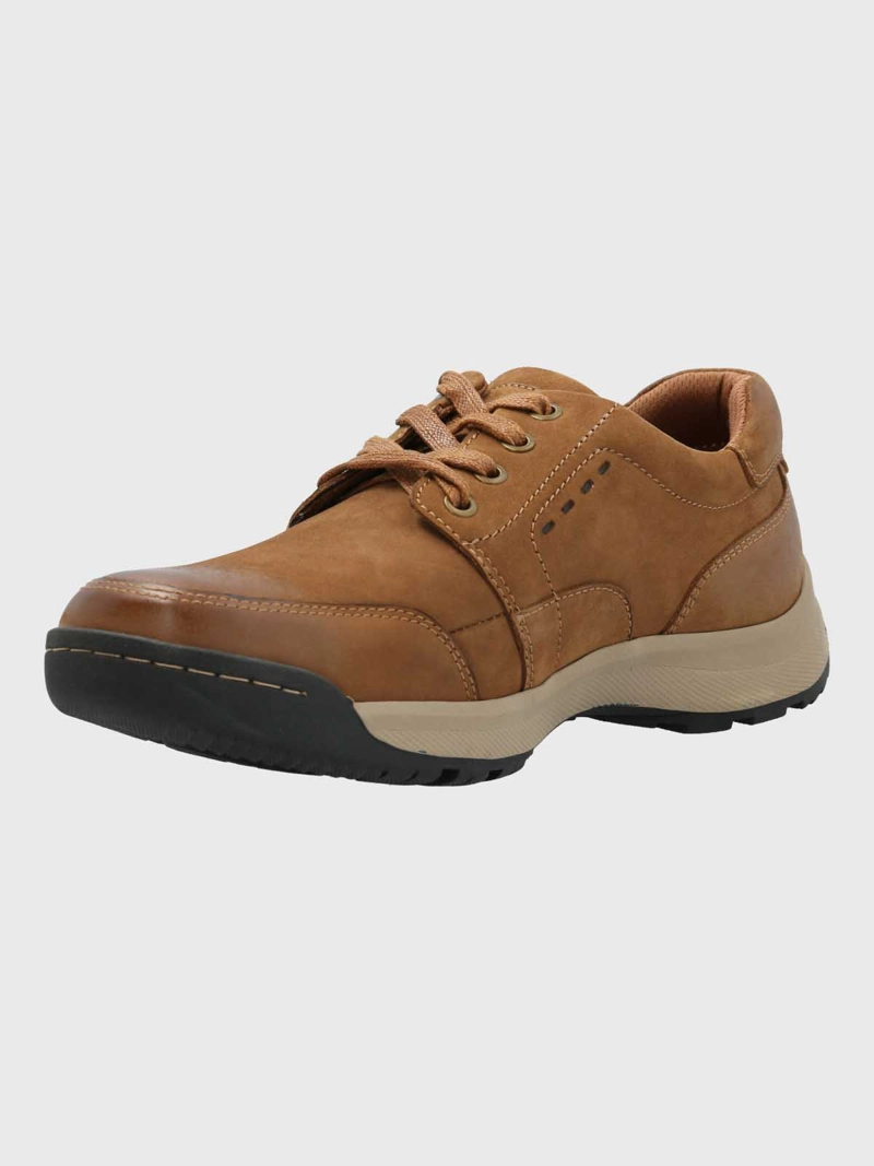 ZAPATO CUERO HOMBRE DURAN CAFE  HUSH PUPPIES - 5