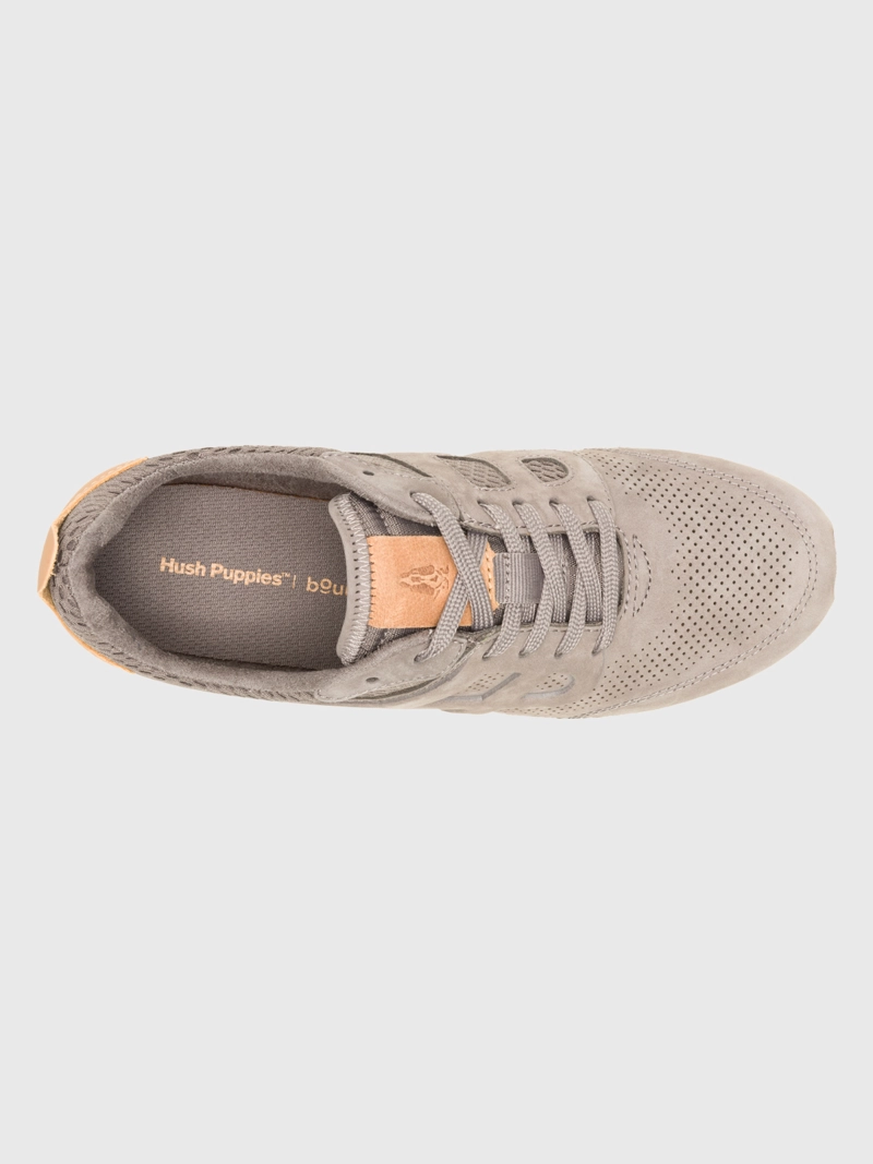 ZAPATILLA CUERO MUJER SEVENTY8 RUN GRIS HUSH PUPPIES - 6