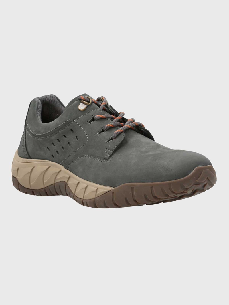 ZAPATILLA CUERO HOMBRE KURTH GRIS HUSH PUPPIES - 1