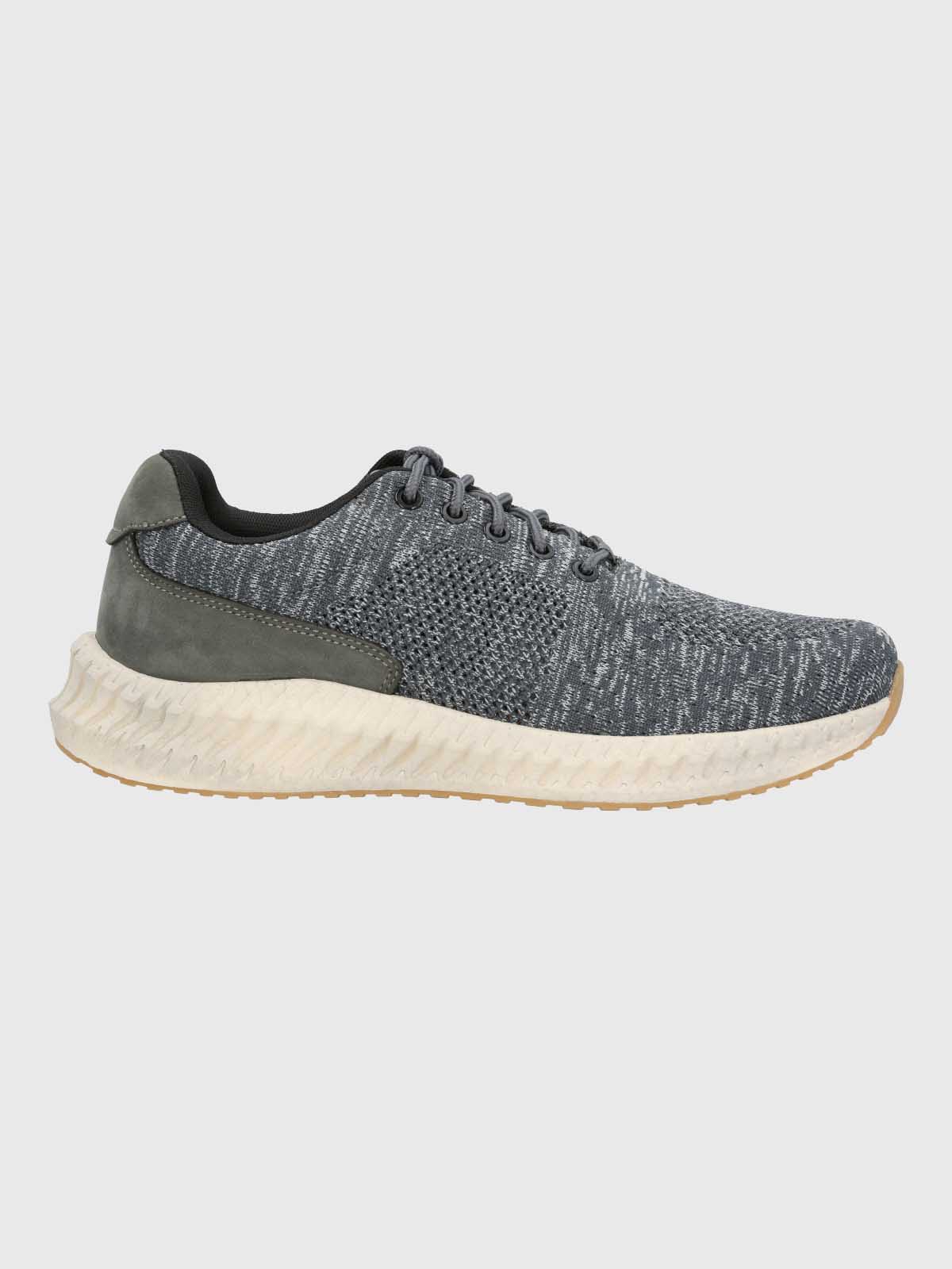 ZAPATILLA SPINAL HOMBRE KNIT LACE GRIS HUSH PUPPIES - 2
