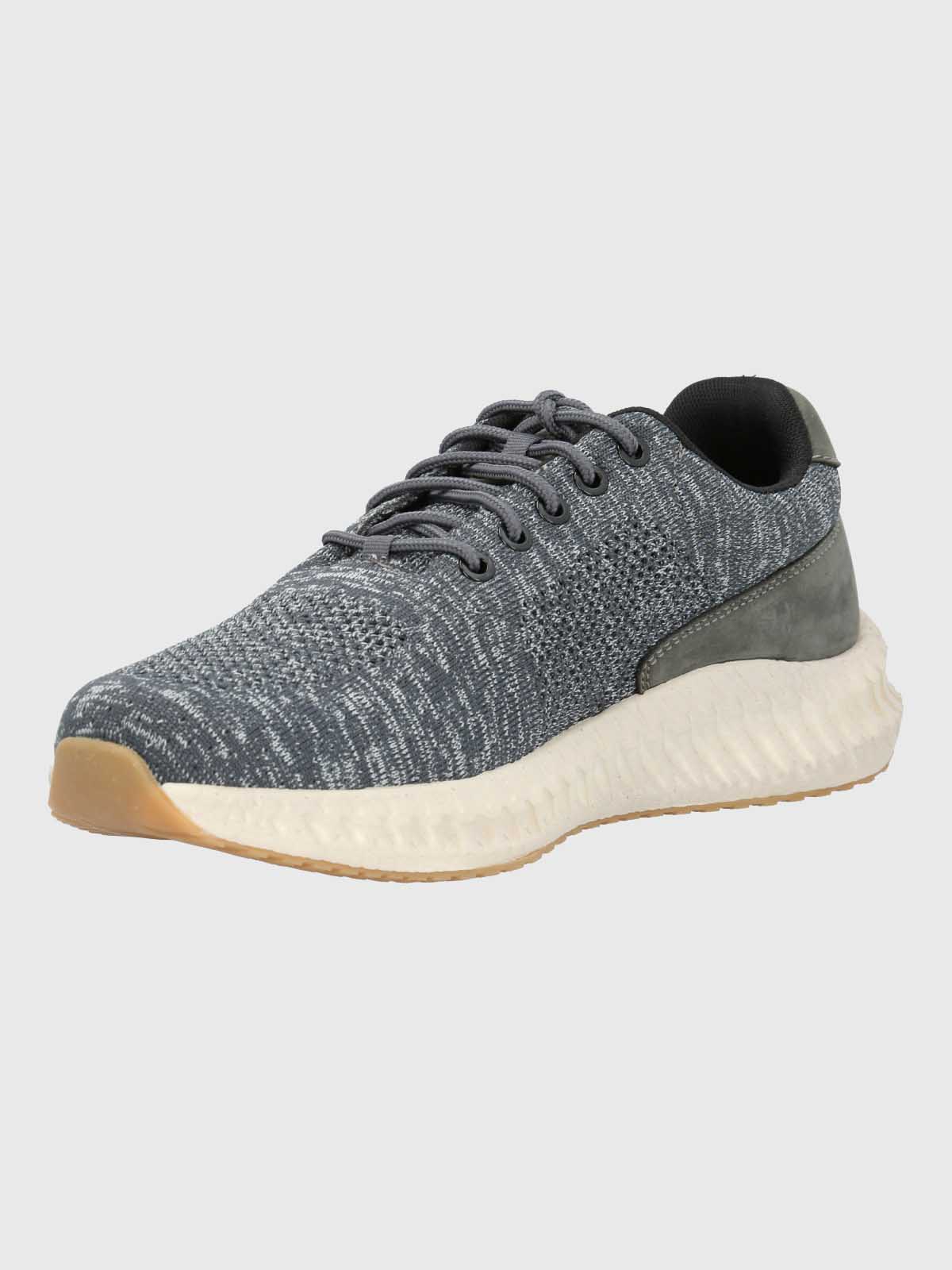 ZAPATILLA SPINAL HOMBRE KNIT LACE GRIS HUSH PUPPIES - 5