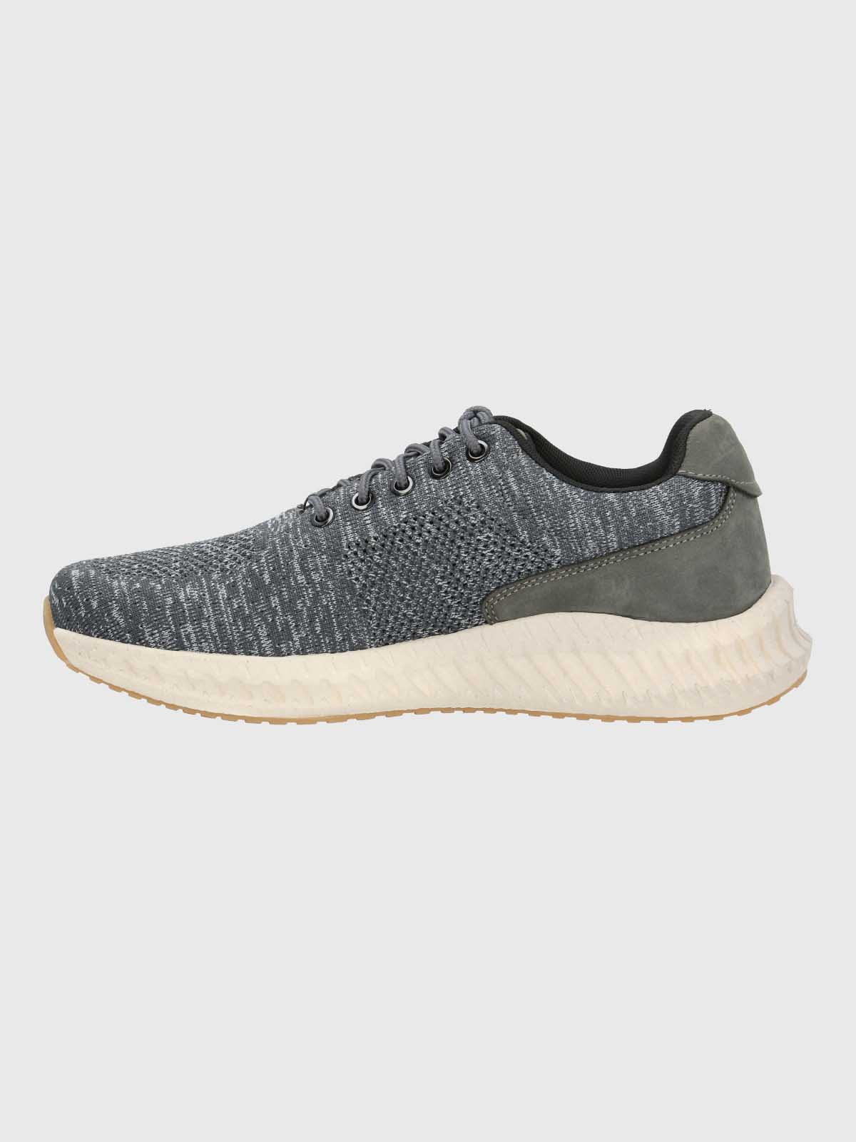 ZAPATILLA SPINAL HOMBRE KNIT LACE GRIS HUSH PUPPIES - 6
