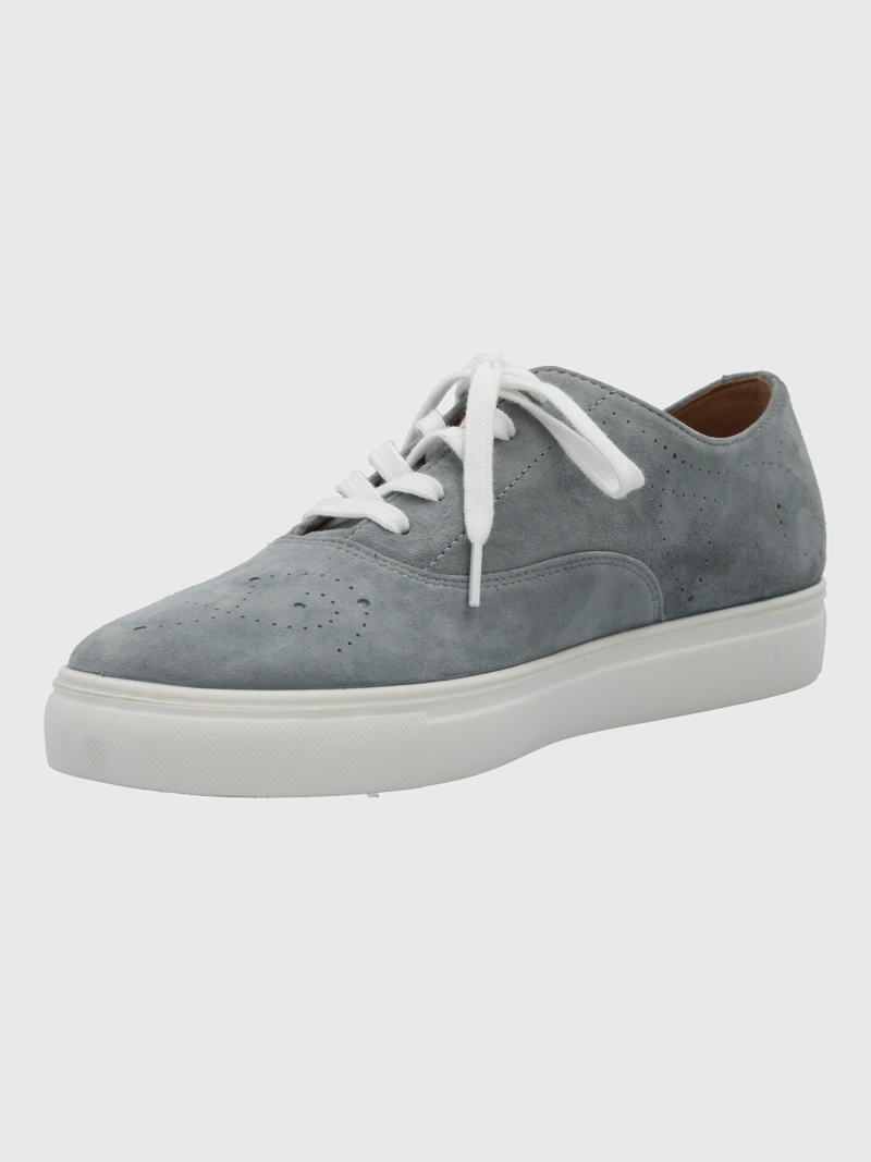 ZAPATILLA CUERO MUJER WENX AZUL HUSH PUPPIES - 5
