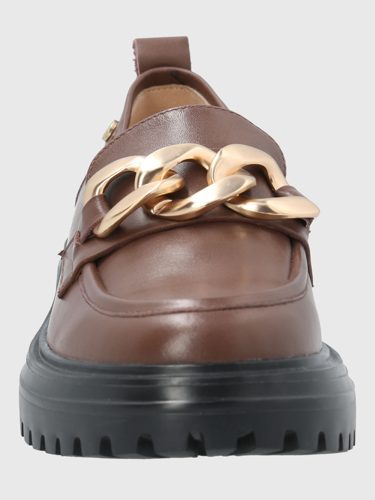 MOCASIN CUERO MUJER LEBONI CAFE  HUSH PUPPIES - 4