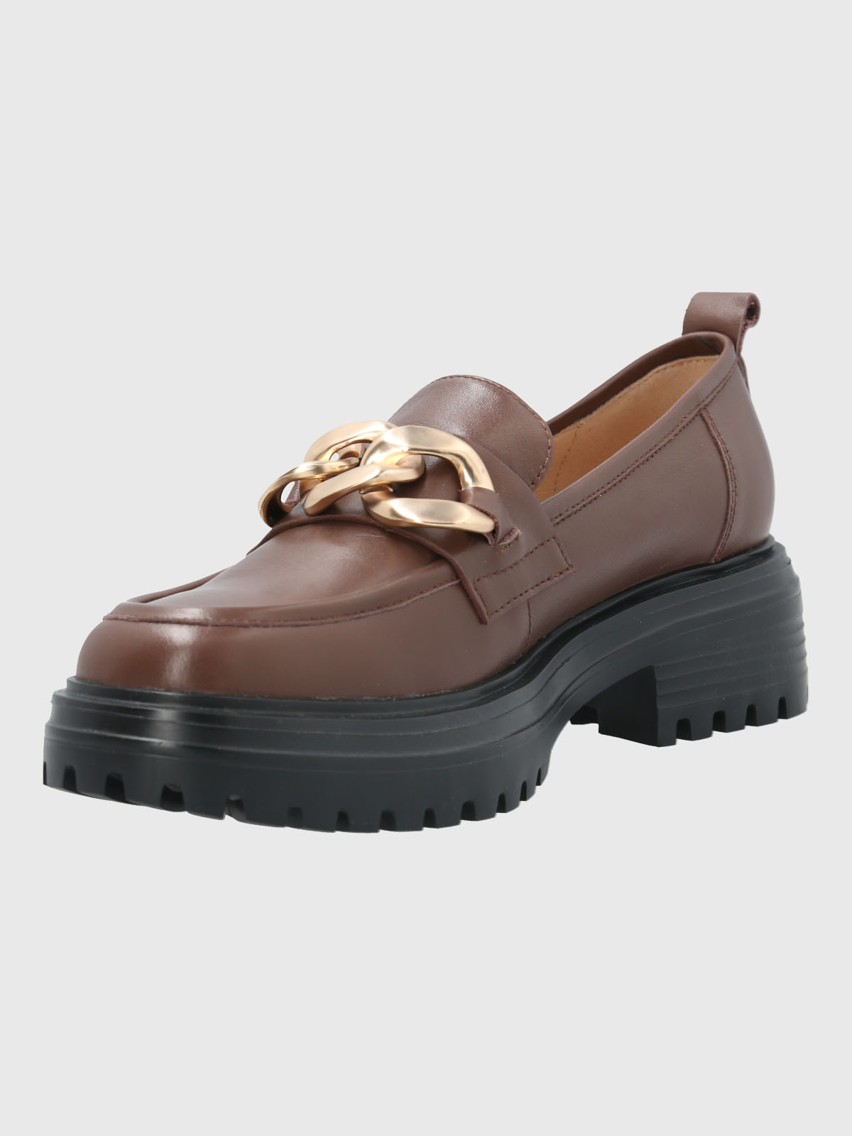 MOCASIN CUERO MUJER LEBONI CAFE  HUSH PUPPIES - 5
