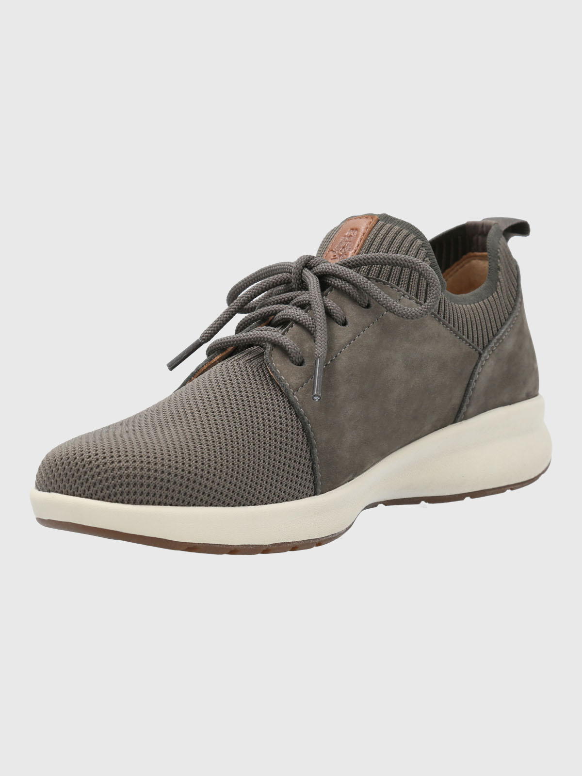 ZAPATILLA CUERO MUJER SPINAL KNIT GRIS HUSH PUPPIES - 5