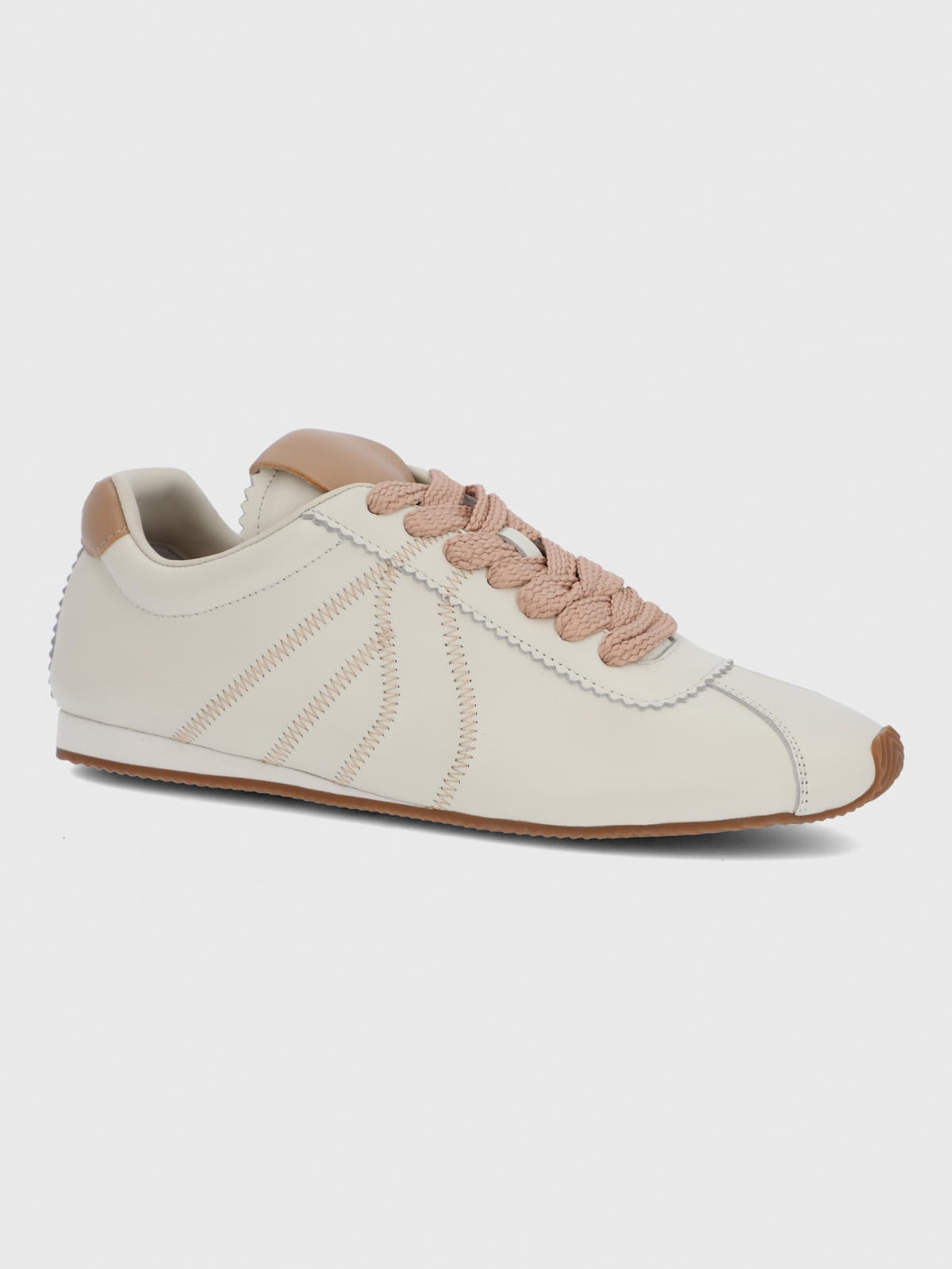 ZAPATILLA CUERO MUJER BONIK BEIGE HUSH PUPPIES - 1