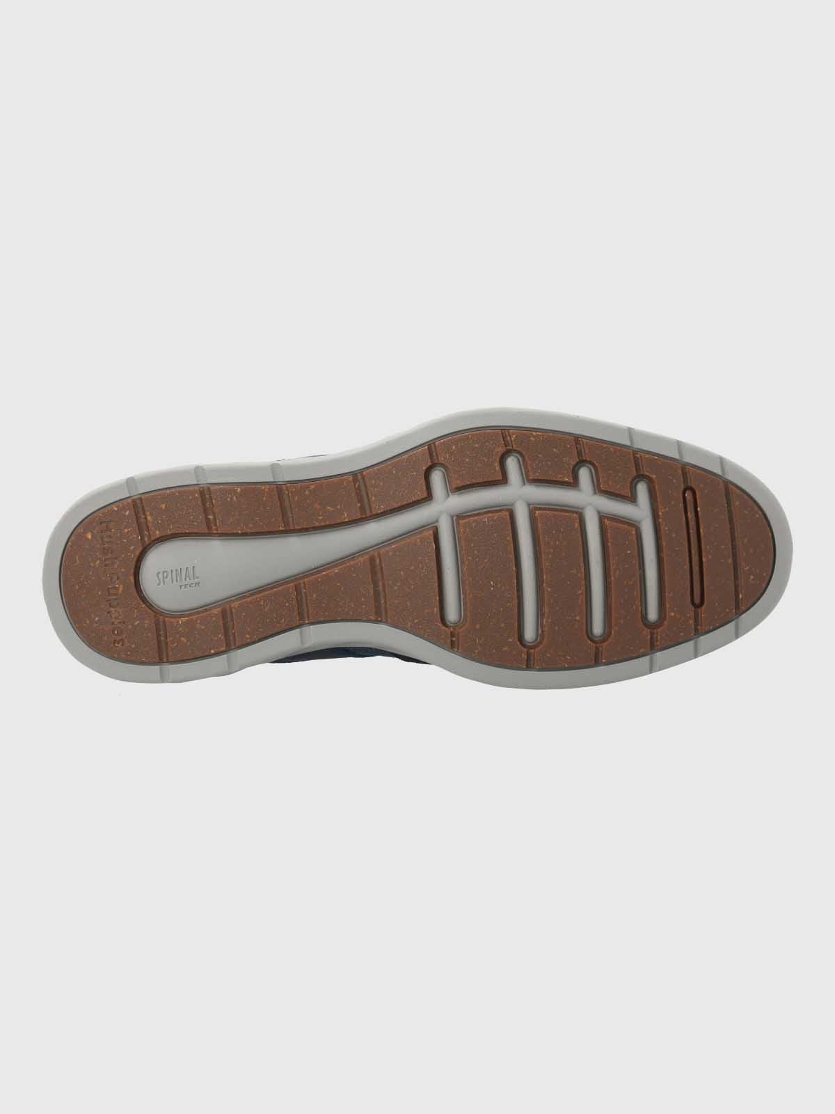 ZAPATILLA CUERO HOMBRE SPINAL WAVE AZUL HUSH PUPPIES - 8